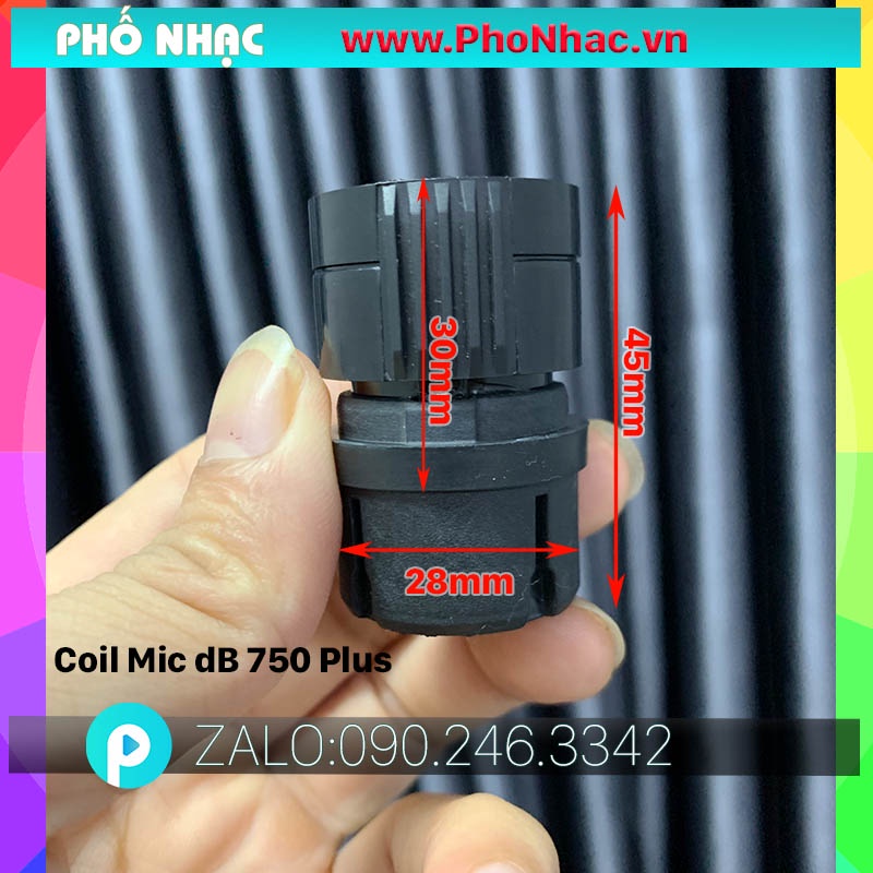 Củ micro dB 750 Plus, Đầu mic dBacoustic 750 Plus Chính Hãng