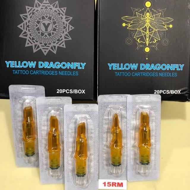 Kim xăm Pen 15RM đánh bóng Yellow Dragonfly