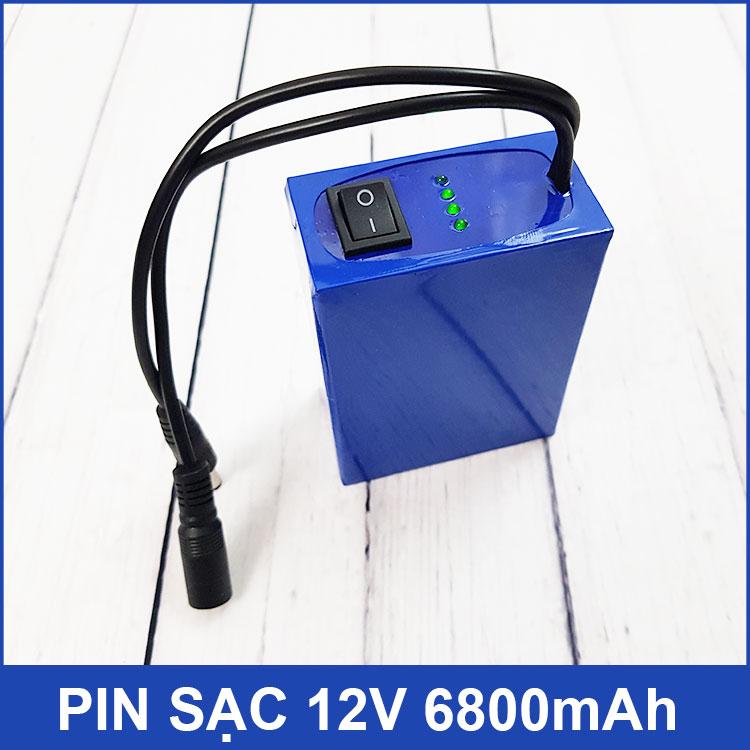 Pin sạc 12V 6800mAh MAXPOWER