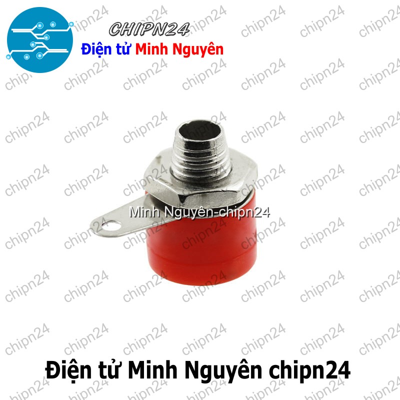 [2 cái] (F108.5) Jack Chuối Cái 4mm Đỏ - HH001365