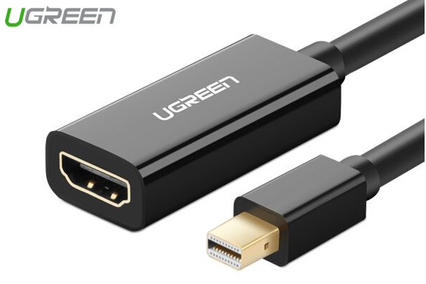 Cáp Mini DisplayPort to HDMI (âm) UGREEN 10461 (đen)