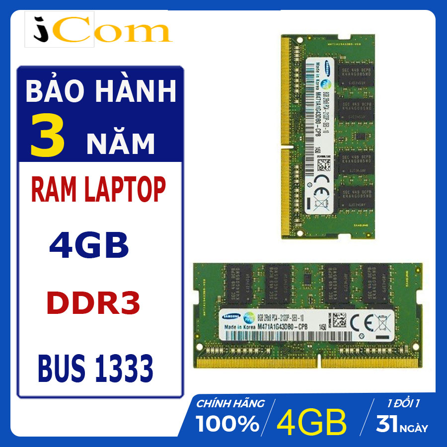 RAM Laptop ddr3 4GB BUS 1333