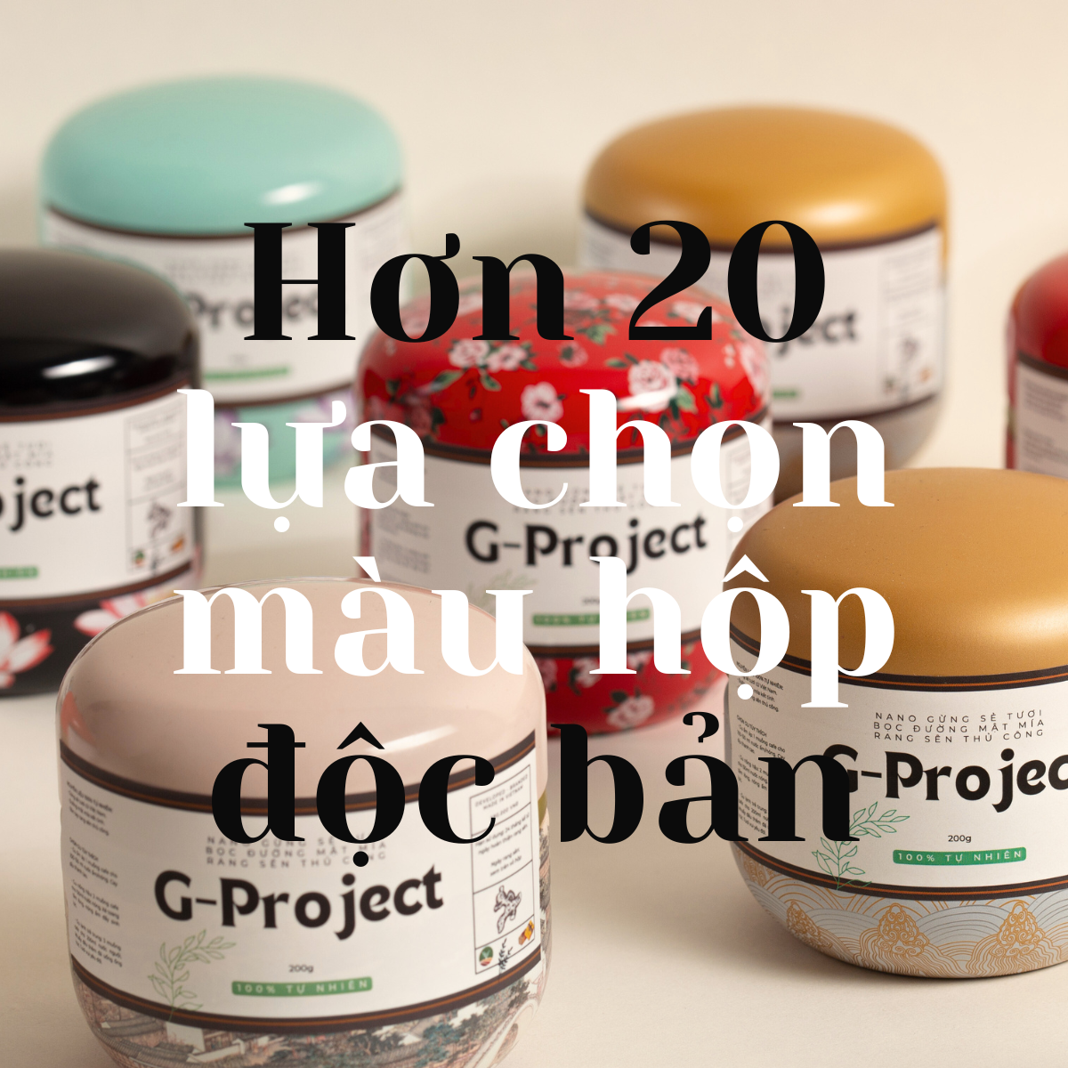 G-Project Nano Ginger - Black Palettes