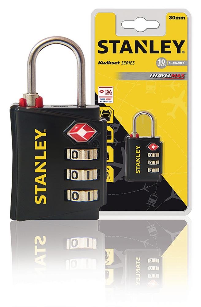 Ổ khóa số Stanley S742-054 30mm 3 Digit Zinc Security Indicator.
