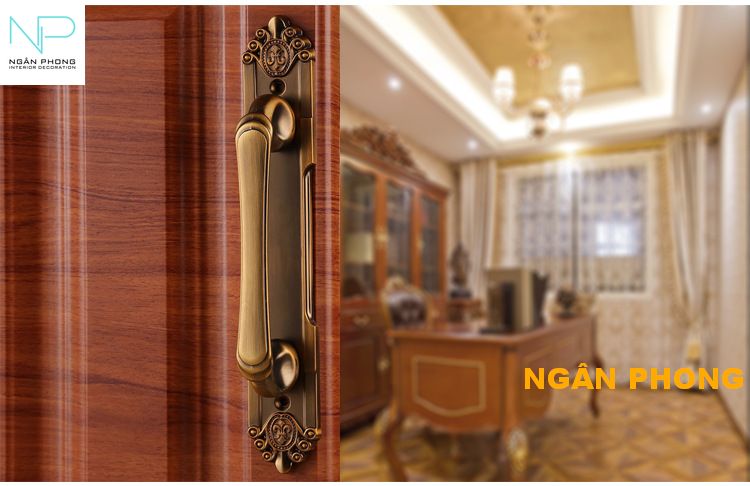 [HCM]TAY NẮM CỬA GỖ CỔ