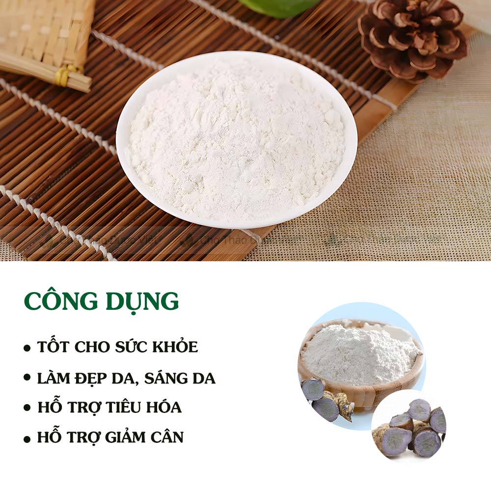 1Kg Tinh Bột Nghệ Đen Nguyên Chất Nhà Làm