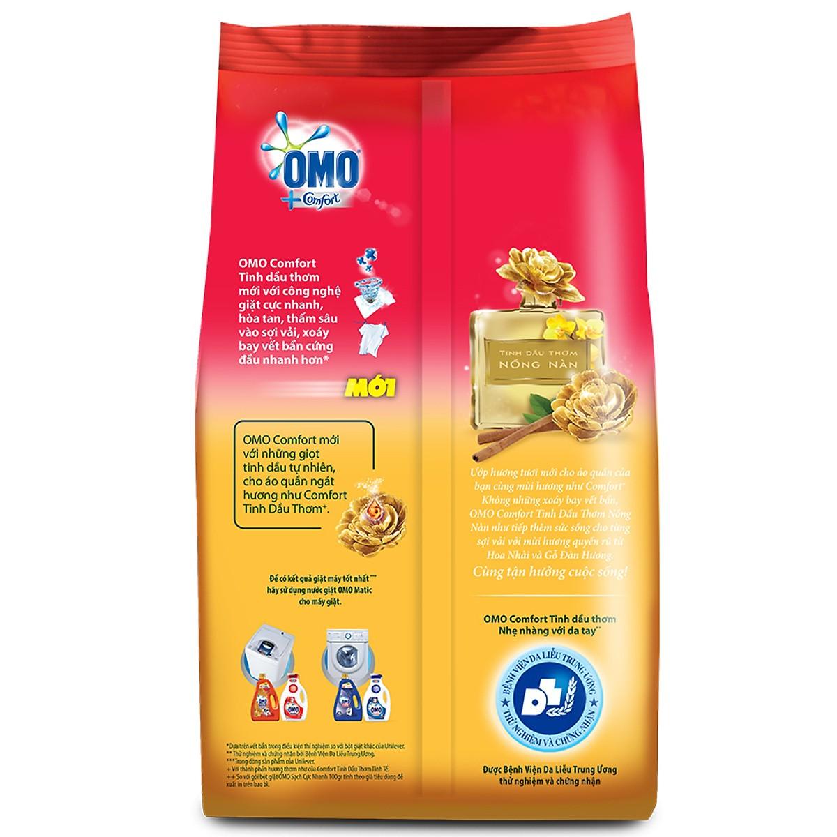 Bột Giặt OMO Comfort Tinh Dầu Thơm 4.1kg