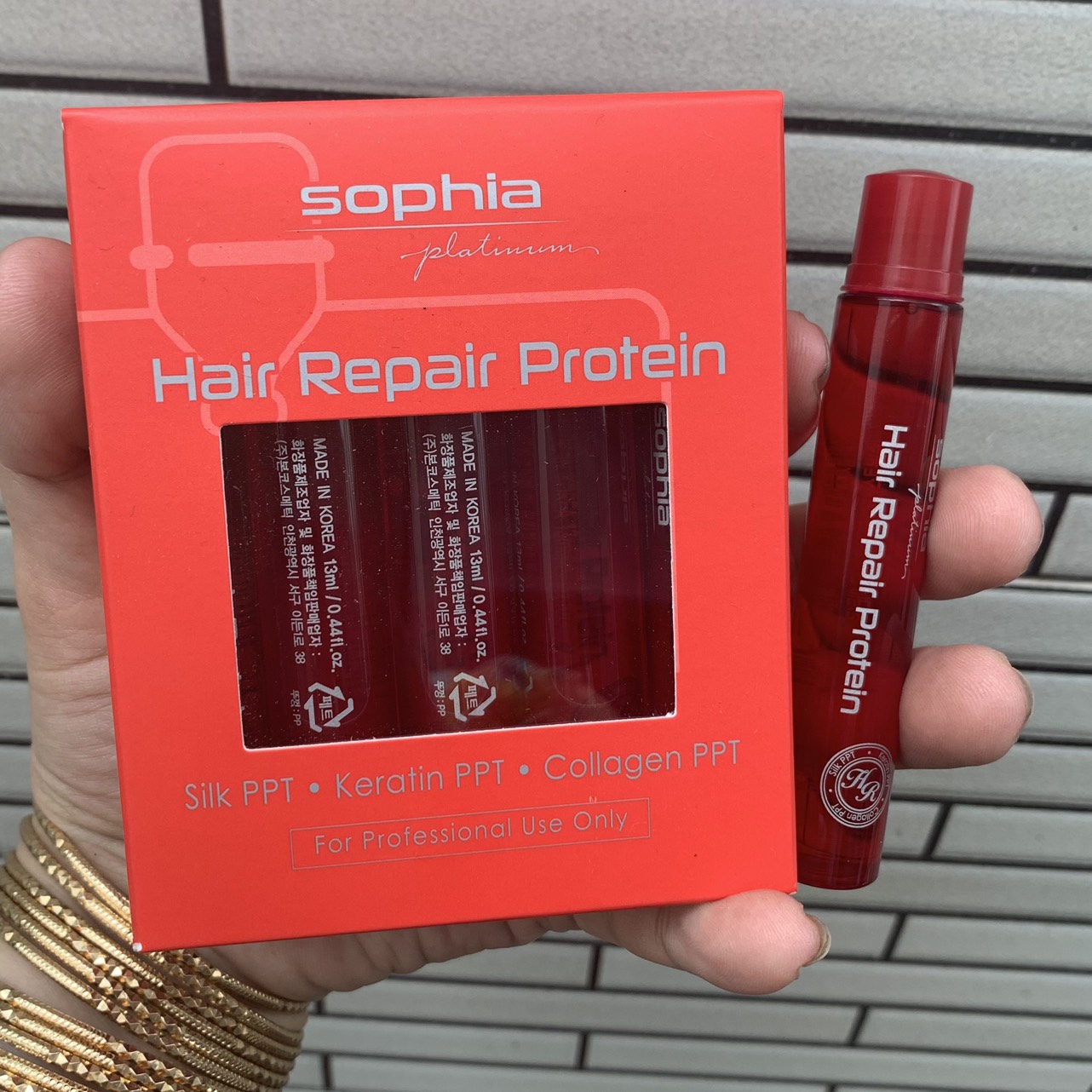 PROTEIN THUỶ PHÂN SOPHIA PHỤC HỒI CHO MÁI TÓC ( lẻ 1 lọ ) 13ml