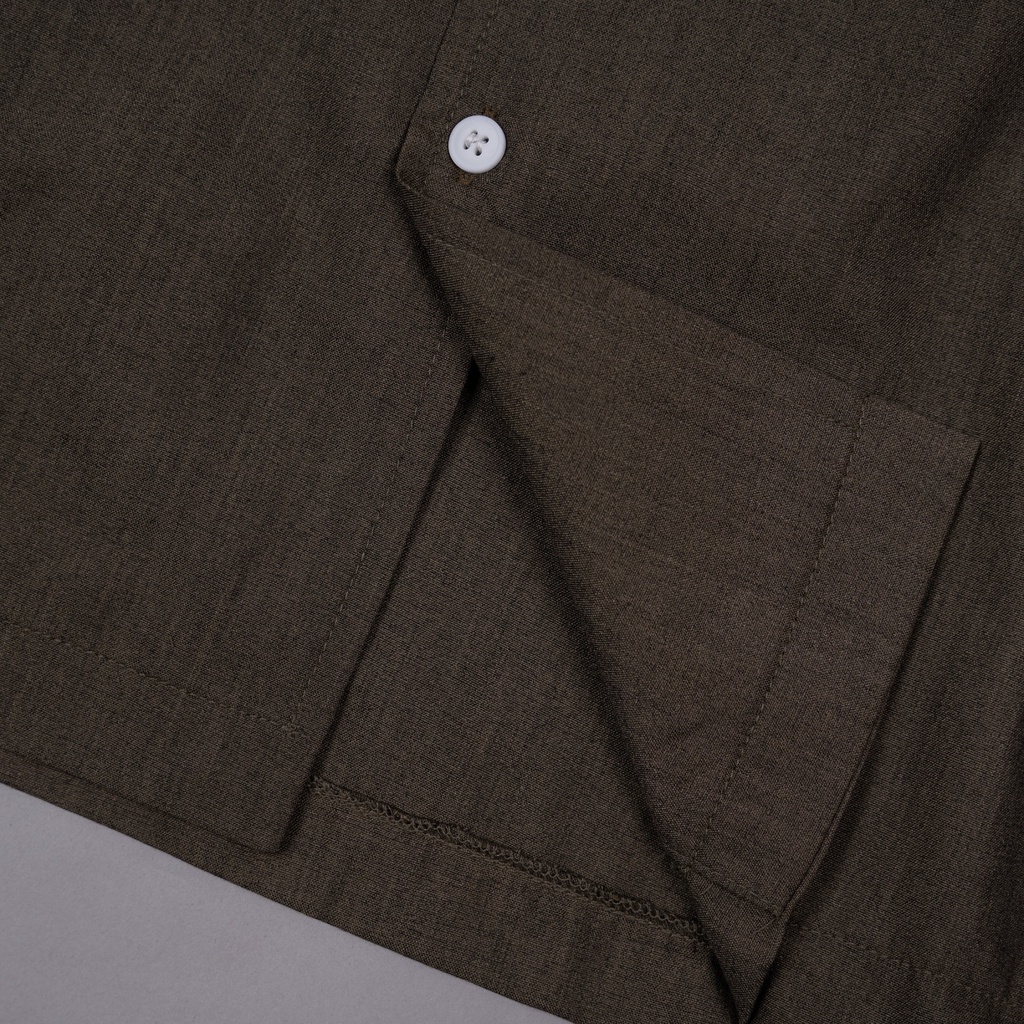 Áo Cuban Shirt Gori - Olive