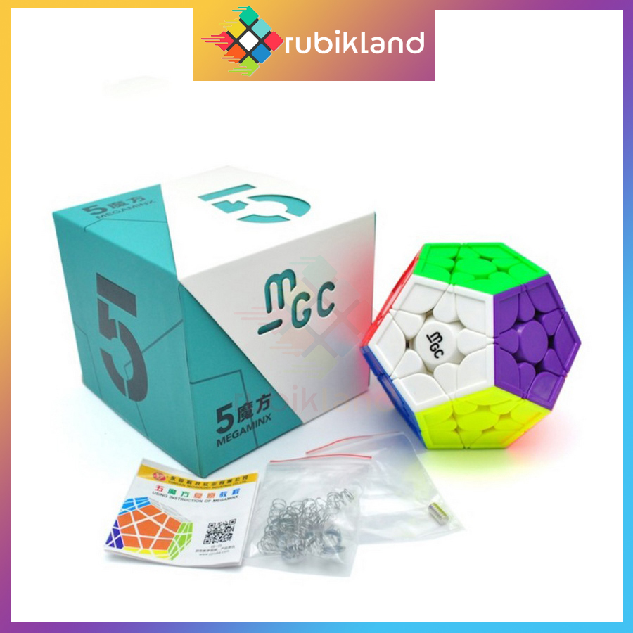 Rubik megaminx mgc yj megaminx m đồ chơi trí tuệ rubic biến thể 12 mặt có nam châm