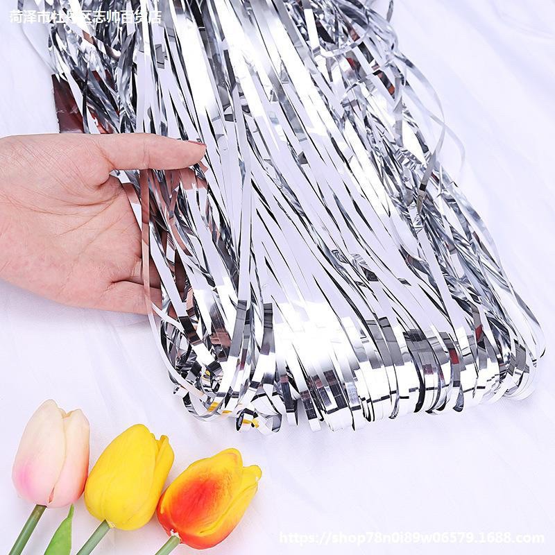 Kho sỉ siêu rẻ rèm kim tuyến trang trí tiệc 1mx2m