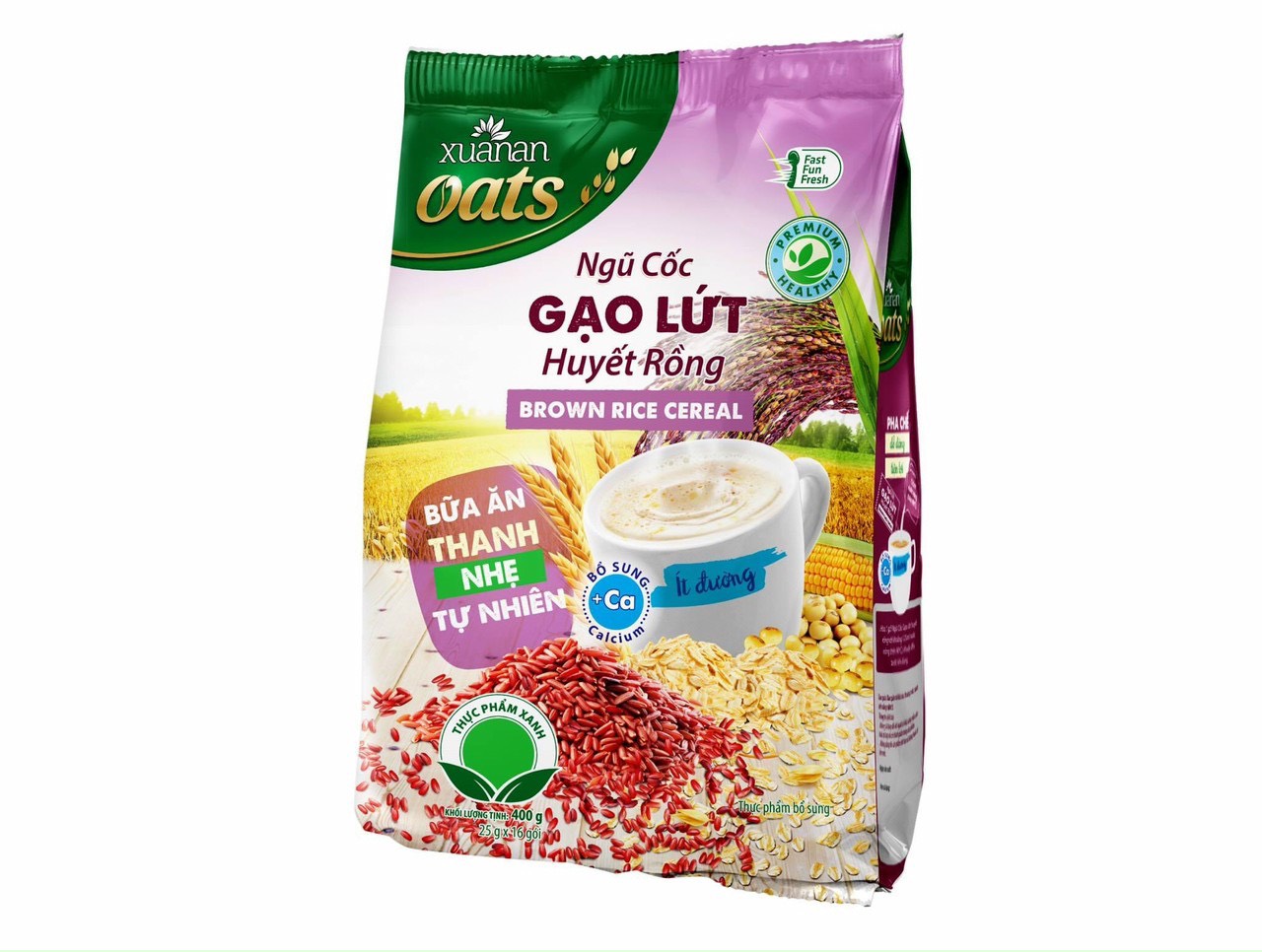NGŨ CỐC GẠO LỨC HUYẾT RỒNG 400G