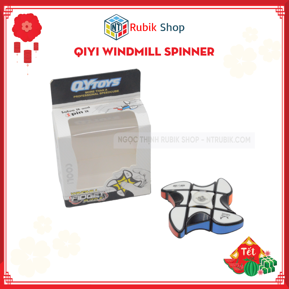 [Hoàn tiền 10%][Rubik Biến Thể] Rubik QiYi Windmill spinner đồ chơi giải trí
