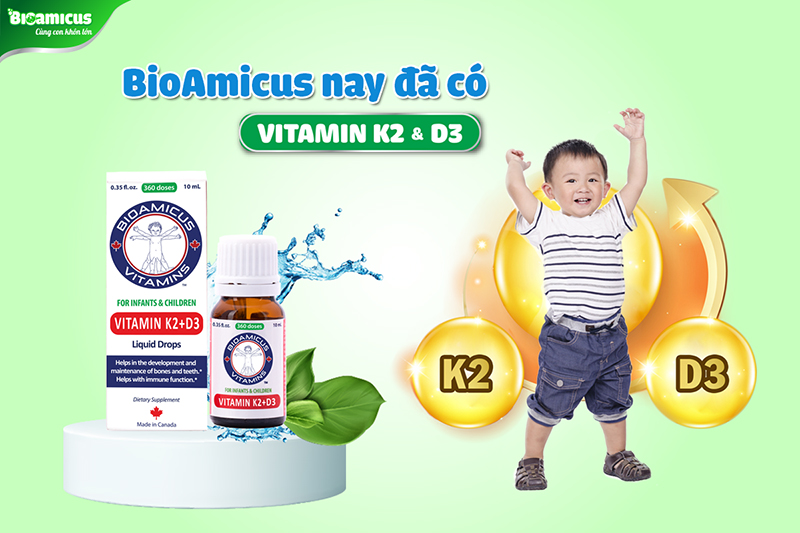 BioAmicus Vitamin D3K2-MK7 10ml