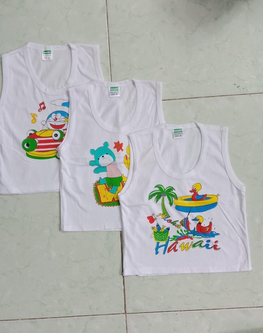 [HCM]COMBO 5 ÁO SÁT NÁCH COTTON(0-5TUỔI)