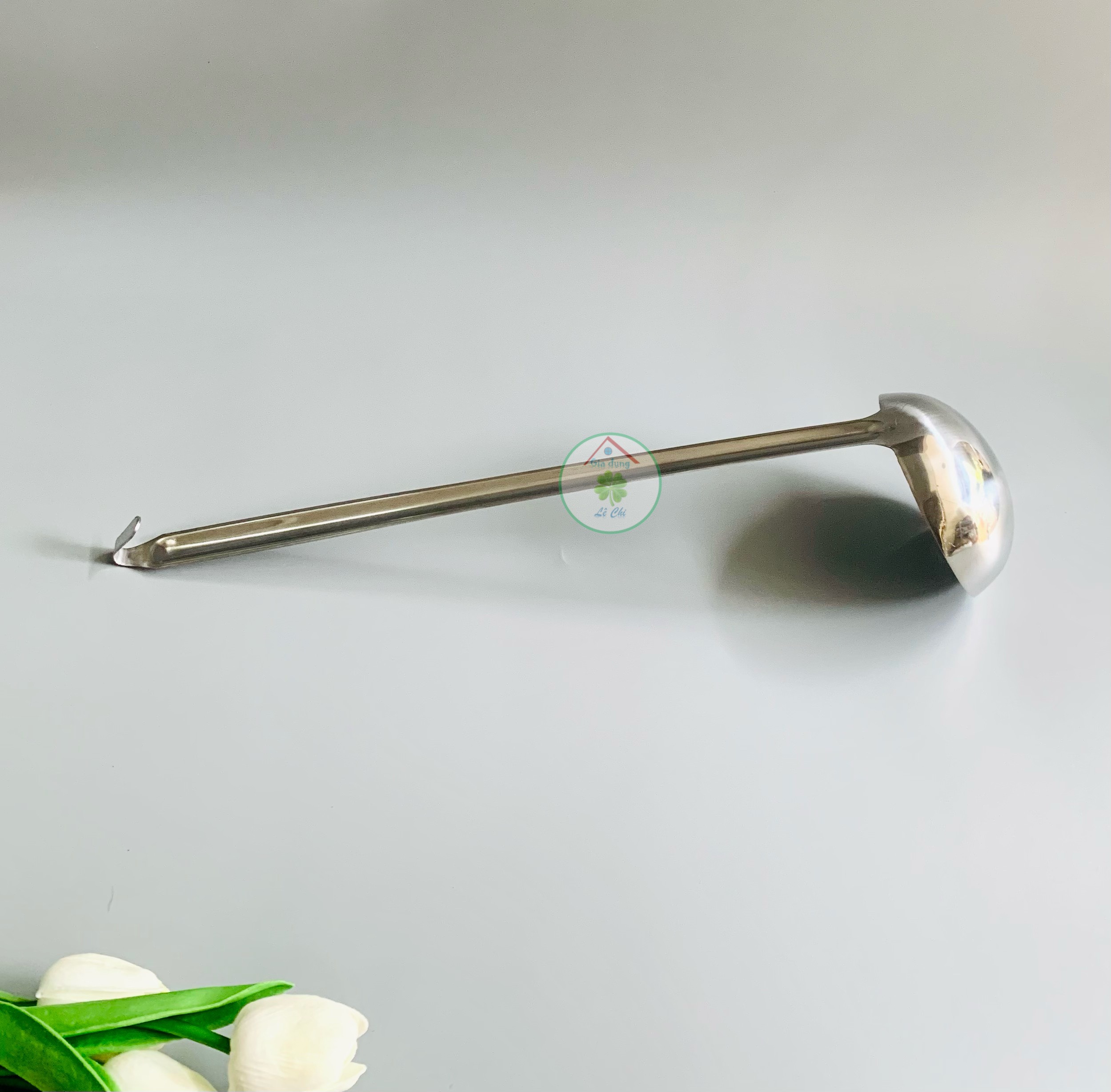 Vá múc nước lèo inox / Muôi múc nước lèo (đường kính 10cm đến 13cm)