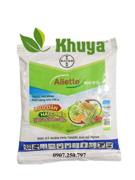 Chế phẩm trừ bệnh cây Aliette 800WG 100Gr