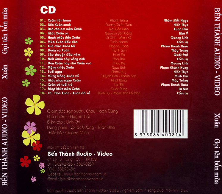 Bộ 04CD Xuân  Xuân Xuân