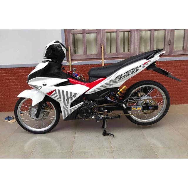 Tem exciter 150 sọc xám đỏ rời