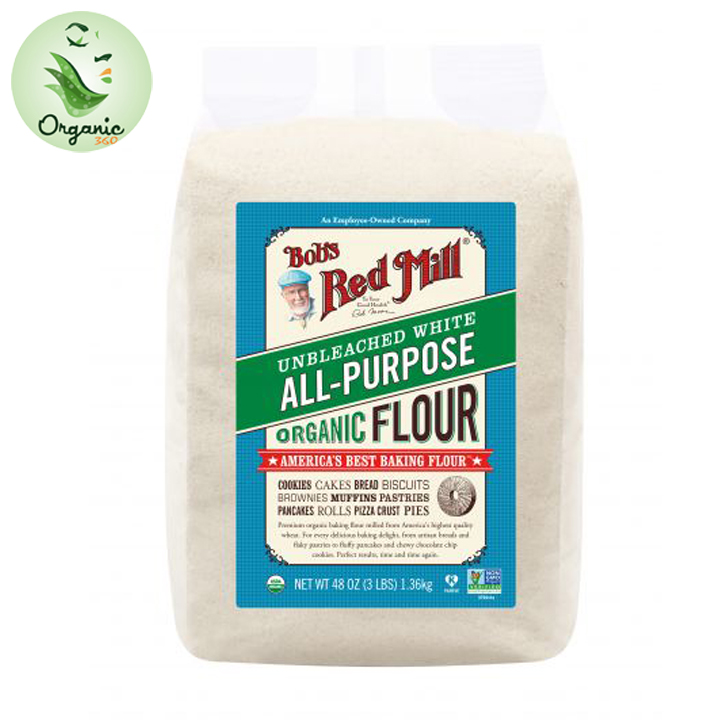 Bột mì đa dụng Bob's Red Mill 1.36kg/ 2.27kg - Unbleached All Purpose Flour