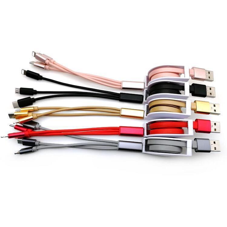 Cáp sạc dây rút đa năng 3 đầu