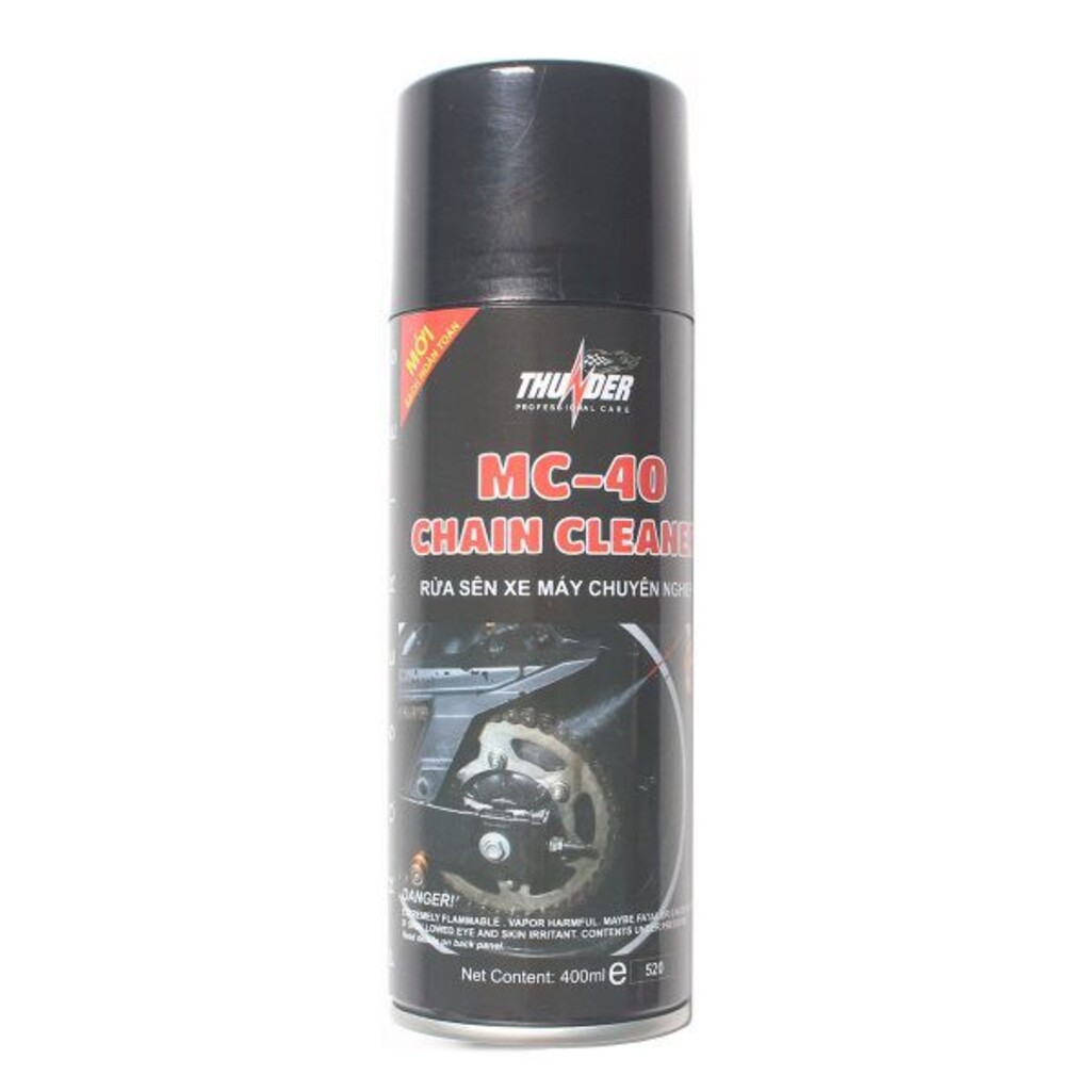 Dưỡng sên xe máy ThunDer, rửa xích xe 400ml