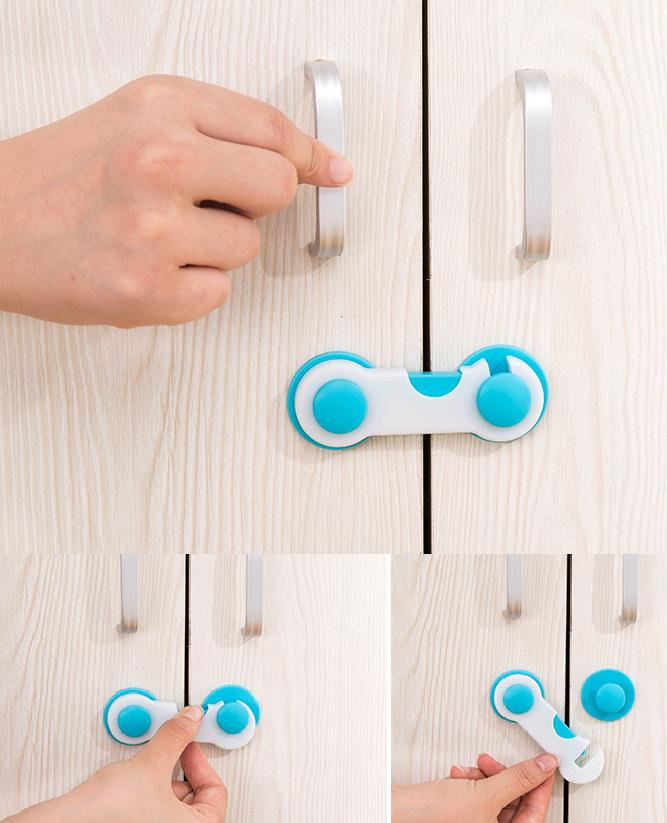 Combo 2 Dụng Cụ Gài Khóa Tủ Tròn Đa Năng