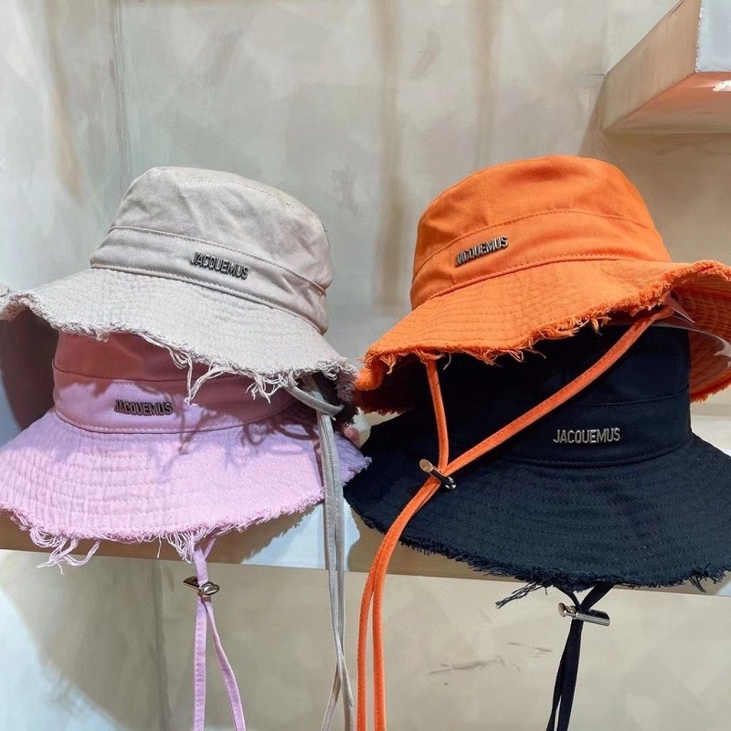 Mũ ngư dân mới 2022, phong cách Hàn Quốc, viền dây rút kim loại, áo chống nắng và che nắng, unisex