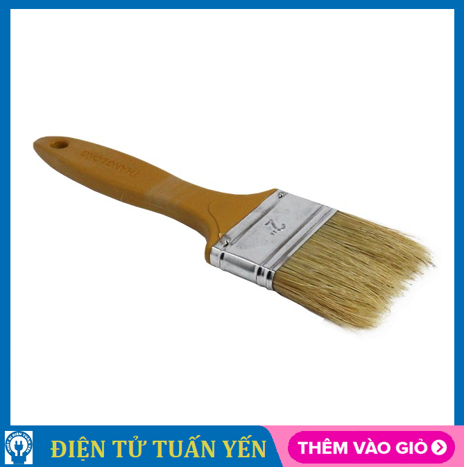 Cọ sơn cán nhựa, đầu cọ mềm, hút sơn tốt nhiều kích thước