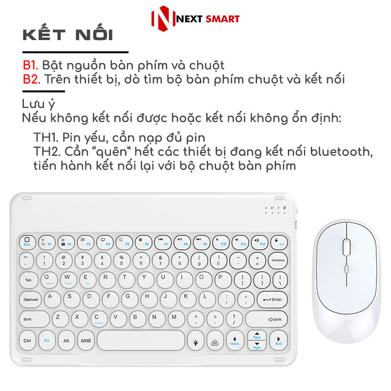 Bàn phím chuột bluetooth