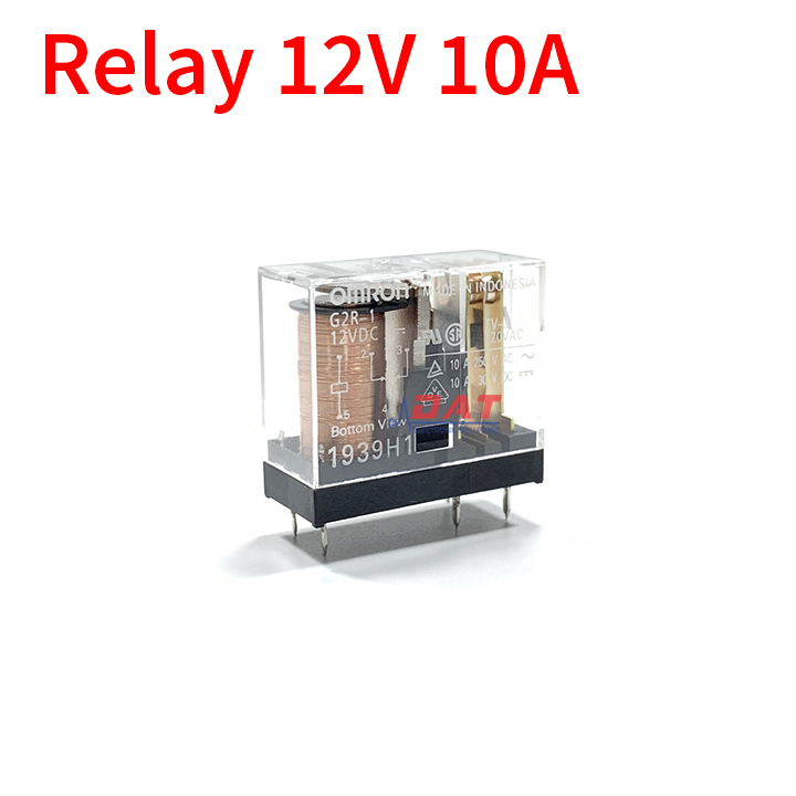 Relay kính omron g2r-1-12vdc 5 chân 10a
