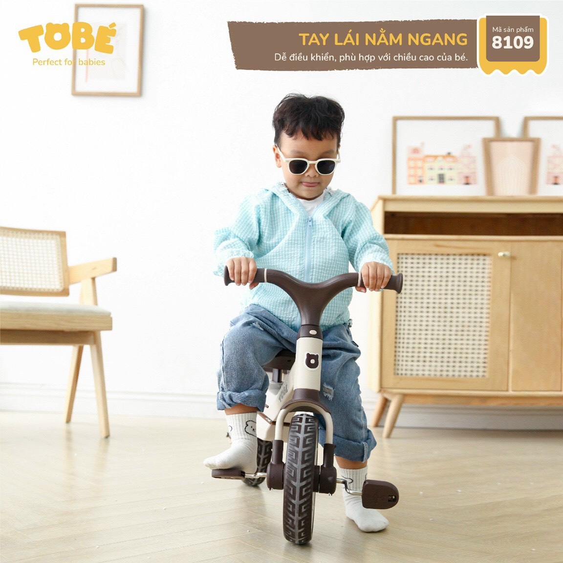 XE ĐẠP KẾT HỢP CHÒI CHÂN PITO CHO BÉ