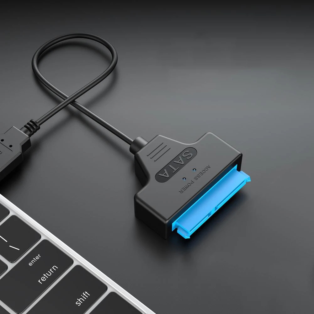 USB Sata cable Sata 3 to USB 3.0 computer cable connector USB 3.0 Sata adapter cable supports 2.5-inch SSD hard drives
