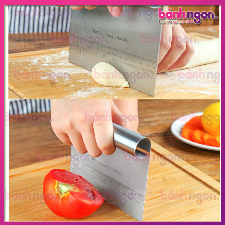 Dao Cắt Bột Có Vạch Chia Bằng Thép Không Gỉ