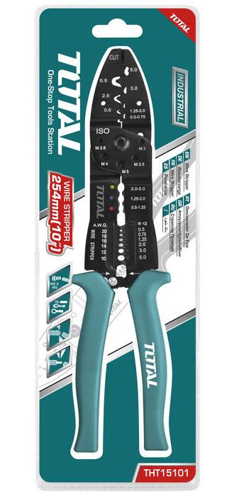 Kìm tuốt dây điện TOTAL THT15101 (dài 25cm)
