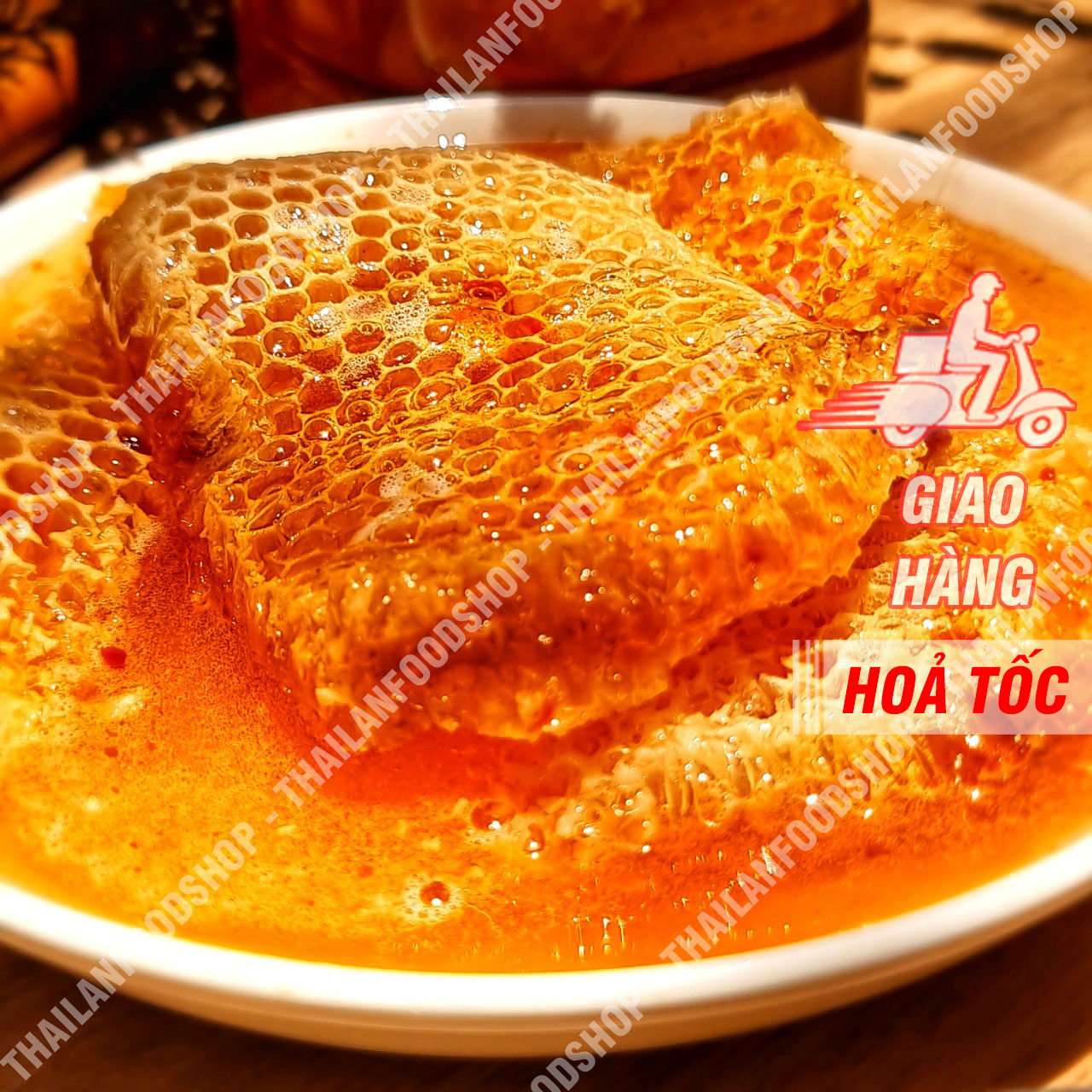 Mật Ong Nguyên Tổ Hộp 1KG - 1,2KG (Mật Ong Bánh Tổ/ Mật Ong Nguyên Sáp)