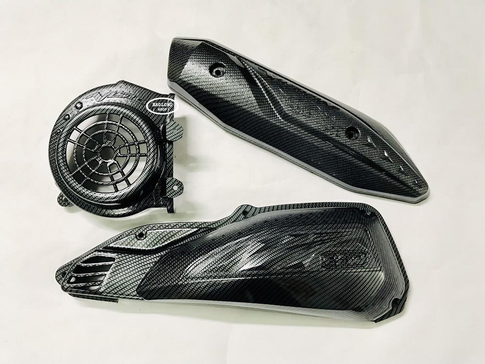 Vision 2015 - 2019 Full Bộ Carbon 3 món (Ốp pô - pô e - quạt gió)