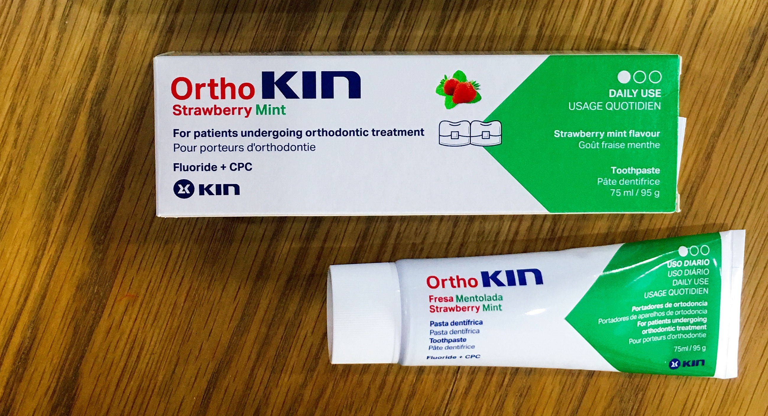 [HCM]Kem đánh răng ORTHOKIN - Dành cho răng niềng 75g