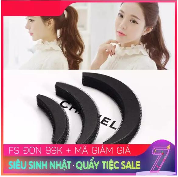 [HCM]Combo 3 miếng đệm phồng tóc cao cấp - cách đơn giản để có mái tóc phồng đáng yêu