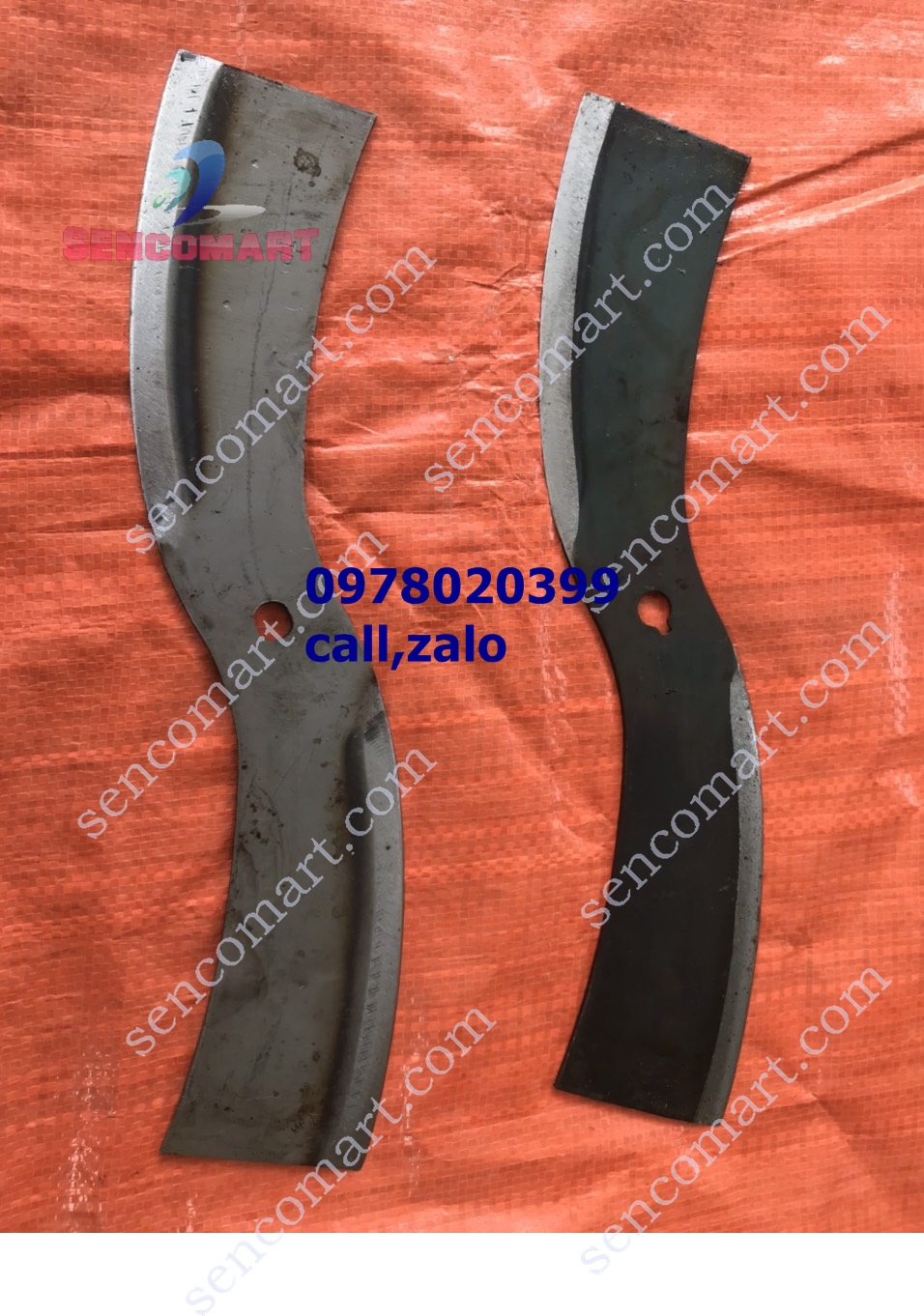 Lưỡi cắt chuyên lắp máy băm cỏ coi ,rau lang 40cm