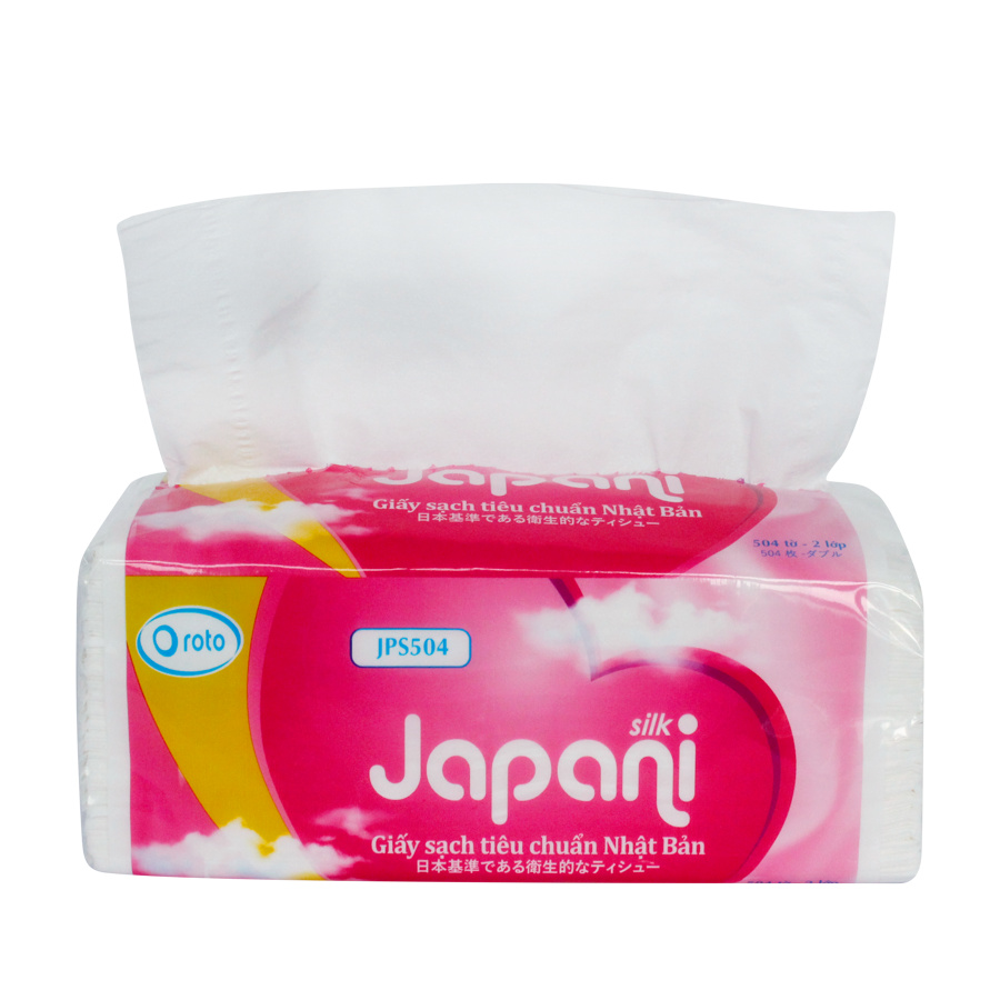 Khăn giấy lụa rút 400  tờ/gói Japani