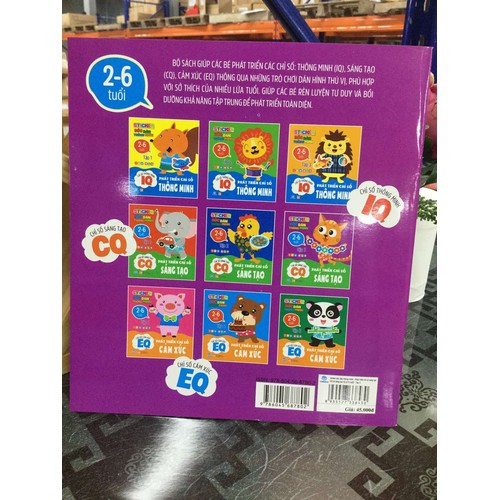 Sticker bóc dán thông minh 2-6 tuổi EQ( phát triển chỉ số cảm xúc)