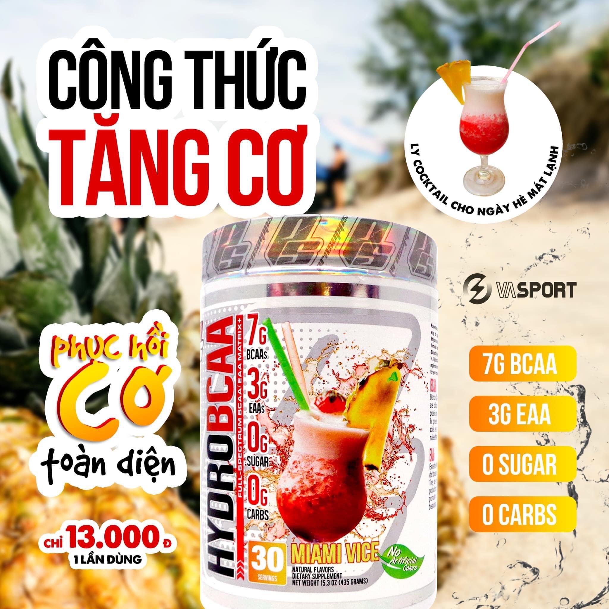 Prosupps Hydro Bcaa 30 lần dùng. PHỤC HỒI VÀ PHÁT TRIỂN CƠ BẮP