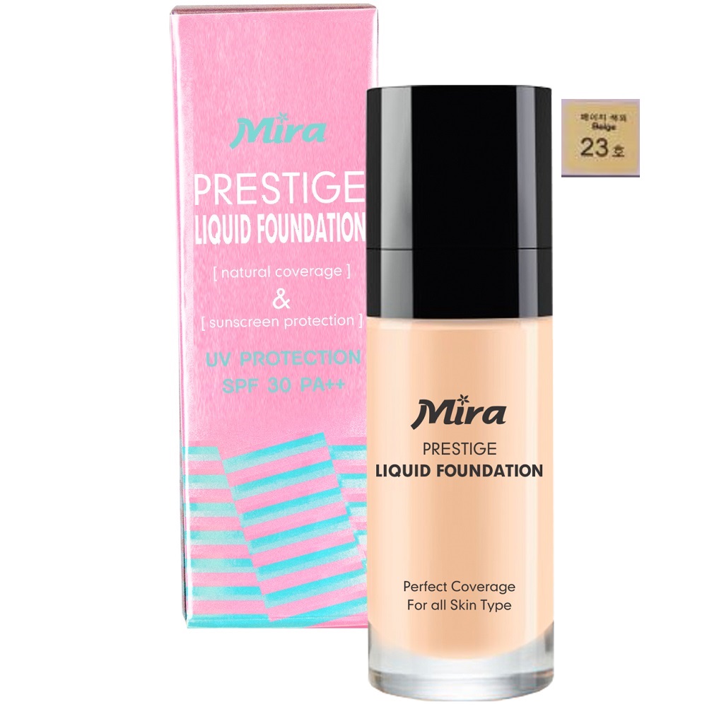 Kem nền chống nắng Mira Liquid Foundation 30ml