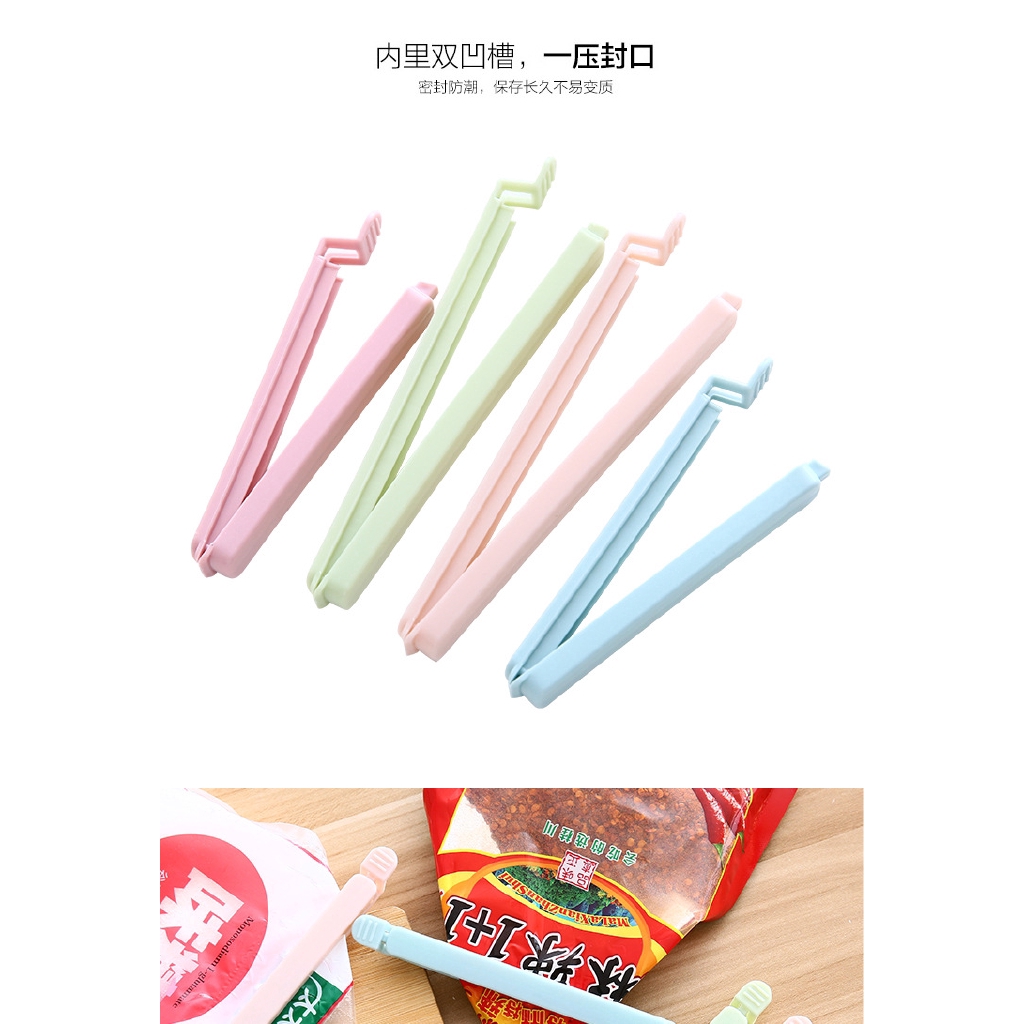 Set 5 Kẹp Khóa Miệng Túi Thực Phẩm Tiện Dụng
