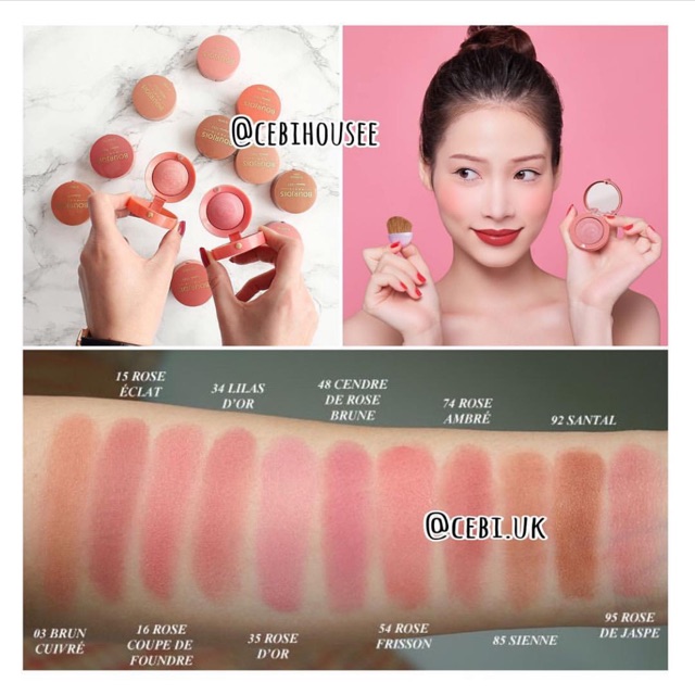Phấn má Bourjois Paris Depuis 1863 - Pháp