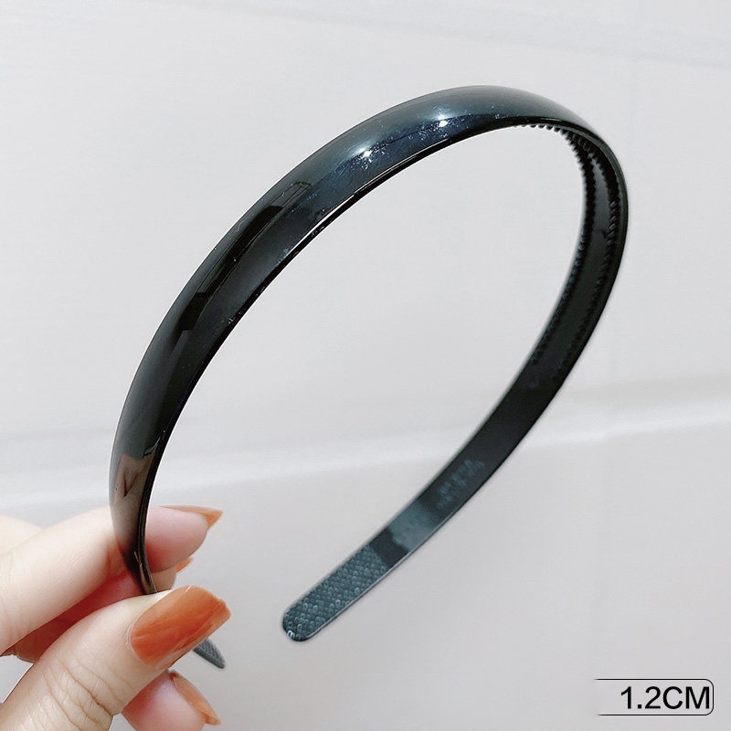 Cài tóc nhựa dẻo màu đen nhiều size