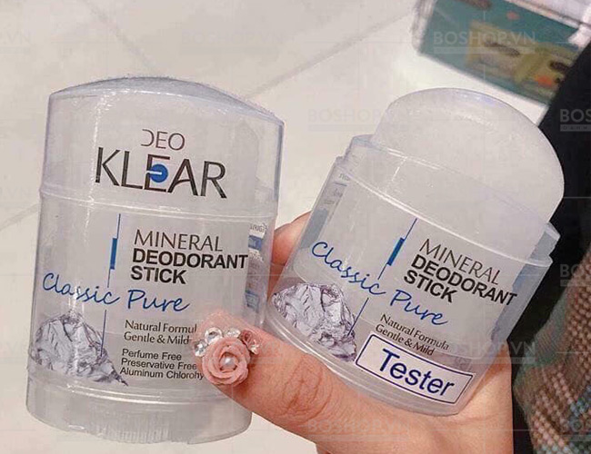 Lăn đá khoáng Klear khử mùi của Thái