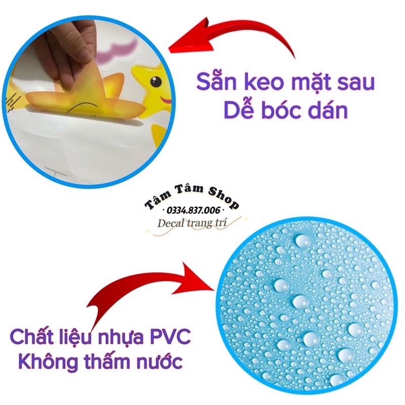 Decal dán chân tường cỏ hoa vàng.