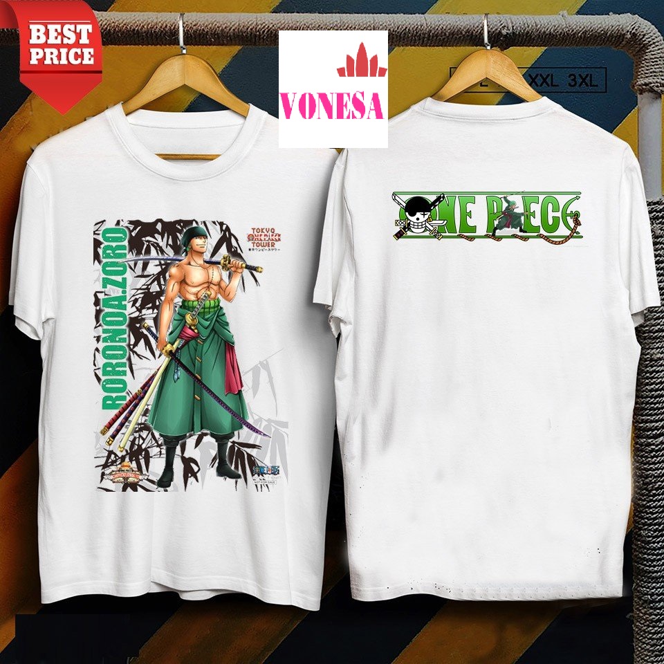 [HCM]Áo Phông ZORO Đẹp Mẫu Mới - Áo One Piece ZORO Tshirt OP137 ( HÌNH .T.H.Ậ.T.)